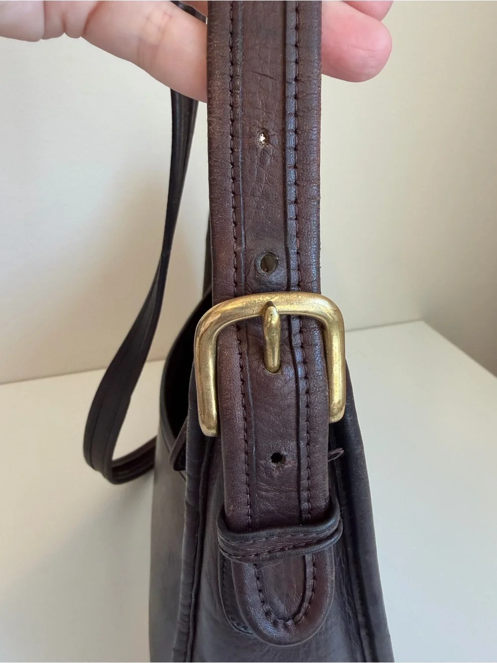 Vintage Coach Classic Hobo 9855 brown - Picture 6 of 12